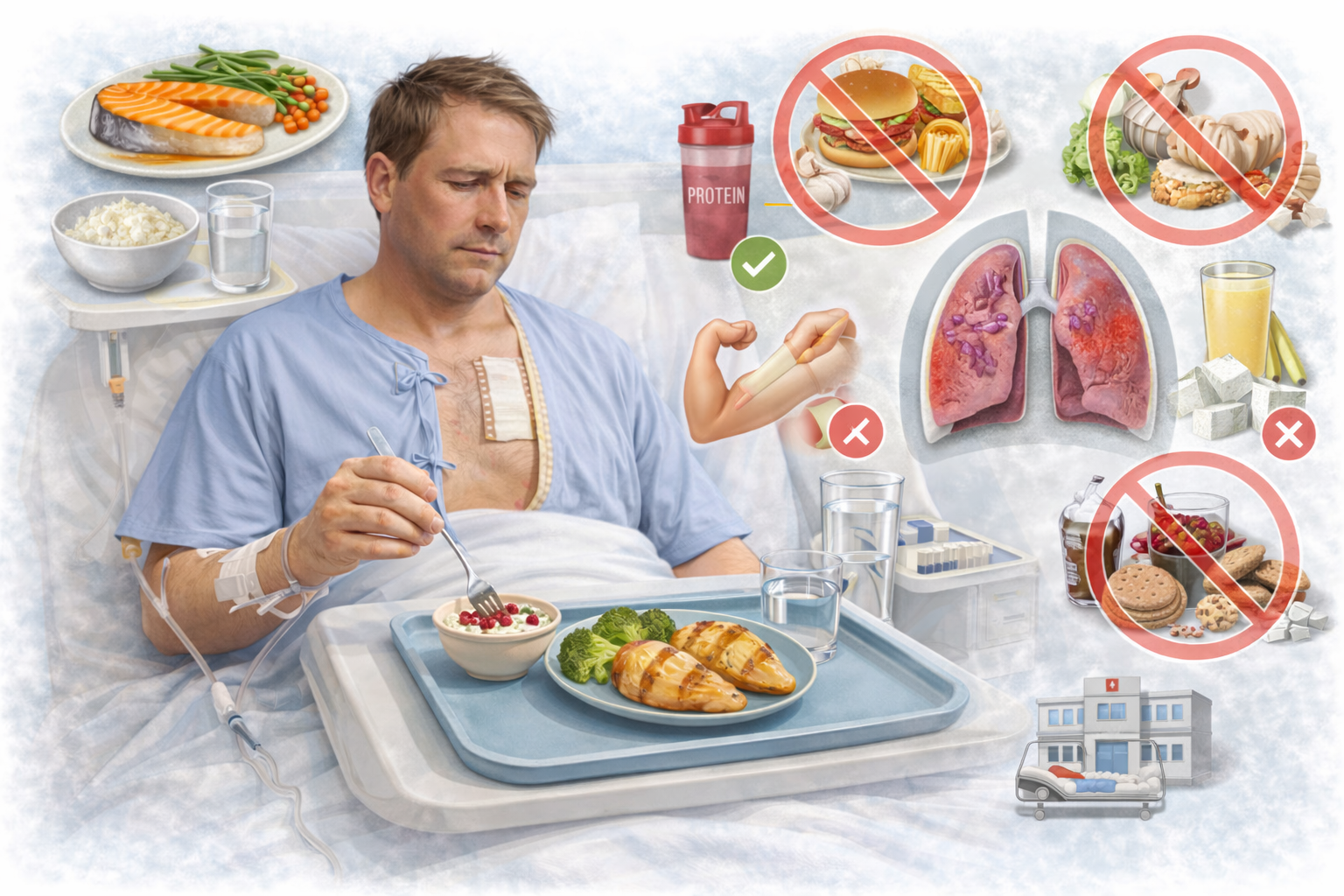 Akciğer ameliyatı sonrası beslenme